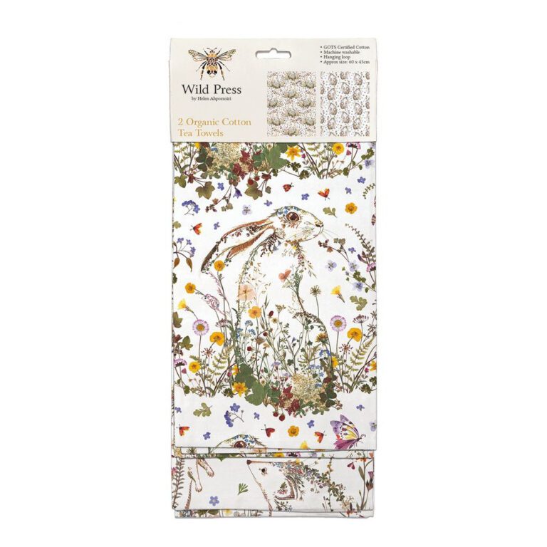 5015278610214 1 Wildflower Hare Hedgehogs Tea Towel Se.jpg